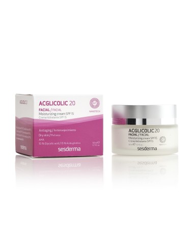 Sesderma acglicolic 20 ترطيب كريم SPF15 50 مل