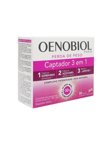 Oenobiol لتخفيف الوزن Captor 3 في 1 60Caps