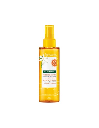 Klorane Polysianes Solar Dry Oil SPF30 200ml