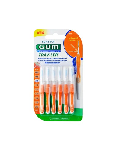 فرشاة الأسنان Gum Trav-ler 0.9 مم × 6