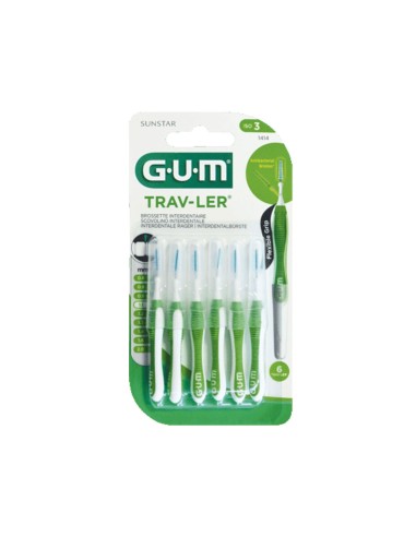 فرشاة الأسنان Gum Trav-ler 1.1 مم × 6