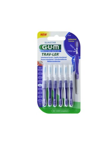 فرشاة الأسنان Gum Trav-ler 1.2 مم × 6