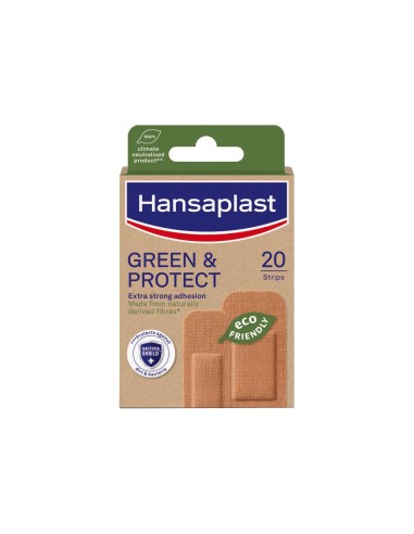 Hansaplast Green وحماية 20 ضمادات