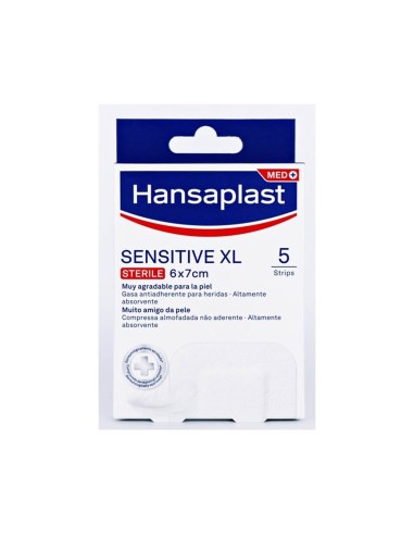 Hansaplast حساس XL المعقم 6x7cm 5 أجهزة كمبيوتر