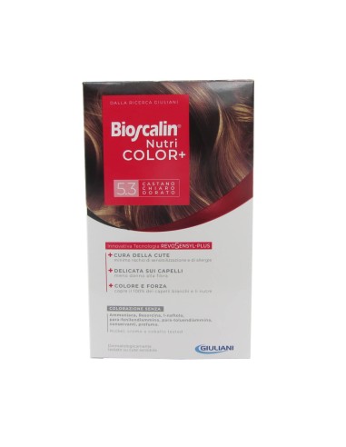 Bioscalin Nutricolor Dye Dye 5.3 ضوء ذهبي فاتح