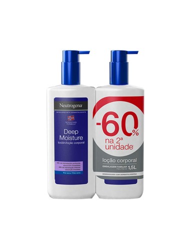 Neutrogena Duo الرطوبة العميقة غسول جفاف الجلد الجاف 750 مل