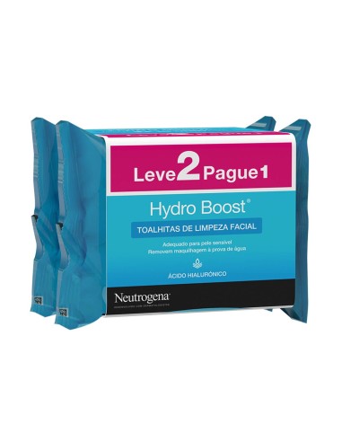 Neutrogena Duo Hydro Boost Facial Cleansing Pipes 25 وحدة
