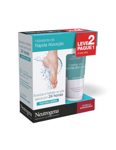 Neutrogena Duo Foot Cream Fast Expbing 100ml