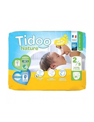 Tidoo Nappies Newborn 2S (3-6kg) 31pcs