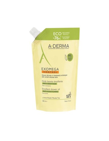 A-adma exomega التحكم في دش وزيت الاستحمام 500 مل