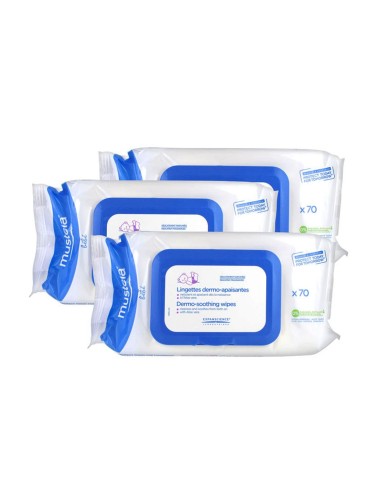 Mustela Dermo-Soothing Wipes Delicately Fragranced 210 Wipes