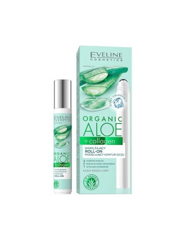 Eveline Cosmetics Organic Aloe Collagen Eye Roll-on Eye Contour 15ml