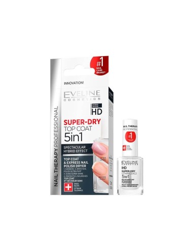 Eveline Cosmetics Therapy Super Dry Top Coat 12ml