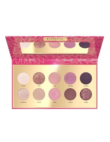 Eveline Cosmetics Eyeshadow Palette 10 ألوان رومانسية