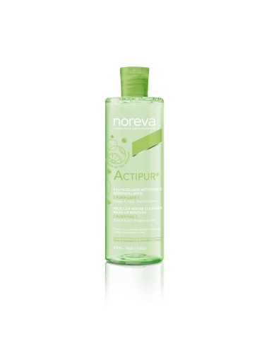 Noreva Actipur micellar تنظيف المياه تنقية الماكياج 400 مل