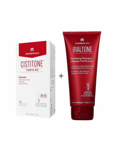 Cistitone Pack Cistitone Forte 60 Capsules و Iraltone Fortifying Shampoo 200ml