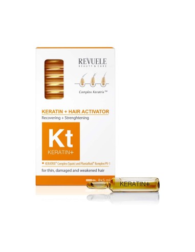 Revuele Ampoules Keratin and Hair Activator 8x5ml