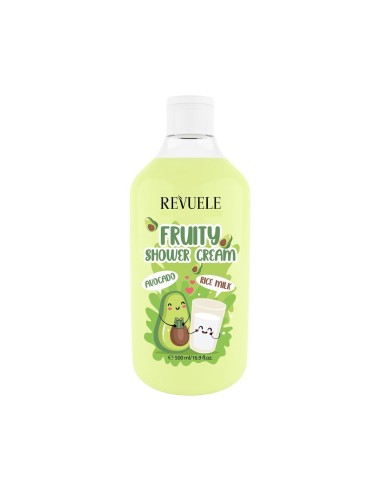 Revuele Fruity Shower Cream Avocado and Rice Milk 500ml
