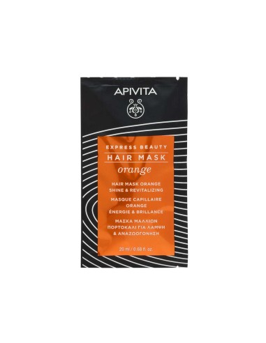 Apivita Express Beauty Hair Mask Orange 20ml