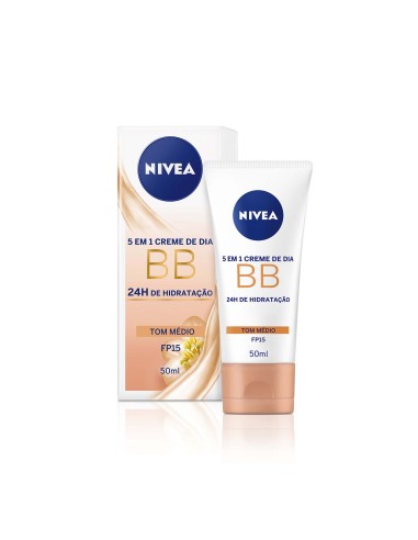 Nivea 5 in 1 BB Cream Medium Tone SPF15 50ml