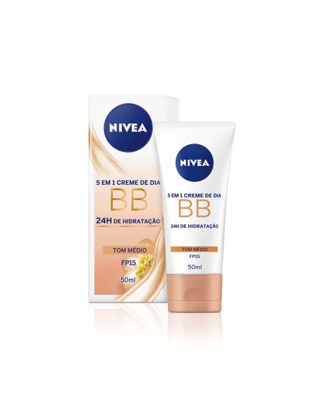 Nivea 5 in 1 BB Cream Medium Tone SPF15 50ml Nivea 5 in 1 BB Cream Medium Tone SPF15 50ml