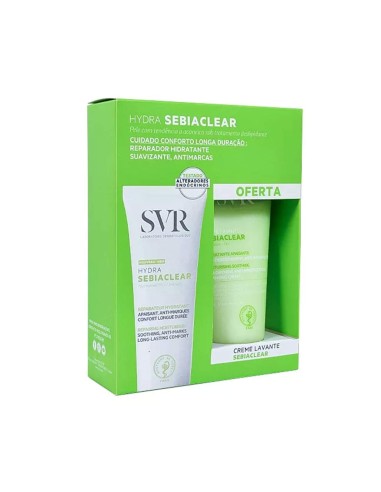 SVR Pack Sebiaclear Hydra وكريم الغسيل