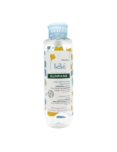 Klorane Bébé Cleaning Water Without Rinse 500ml