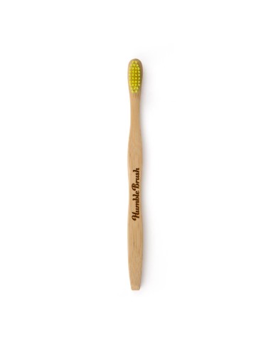 The Humble Co. Soft Yellow Adult Bamboo Toothbrush