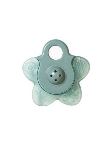Saro Star Water Teether with Rattle Green