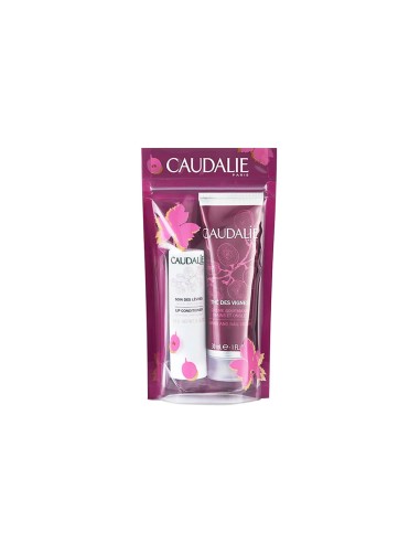 Caudalie Duo Pack Lip Stick Labial 4.5g + Hand & Nail Cream 30ml Thé de Vignes