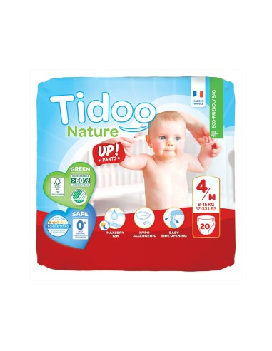 Tidoo Diapers Training 4M (8-15Kg) 20 units