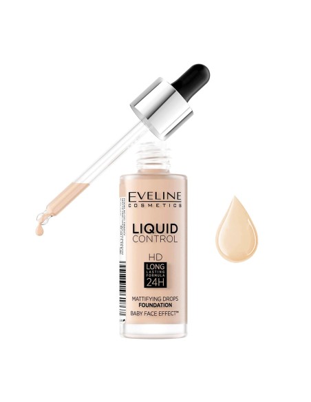 Eveline Liquid Control HD 55 Honey 32ml Eveline Liquid Control HD 55 Honey 32ml