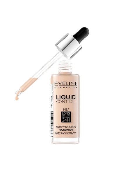 Eveline Liquid Control HD 60 Sunny Beige 32ml Eveline Liquid Control HD 60 Sunny Beige 32ml