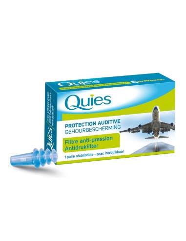 Quies Silicone Travel Earplugs 1 Pair