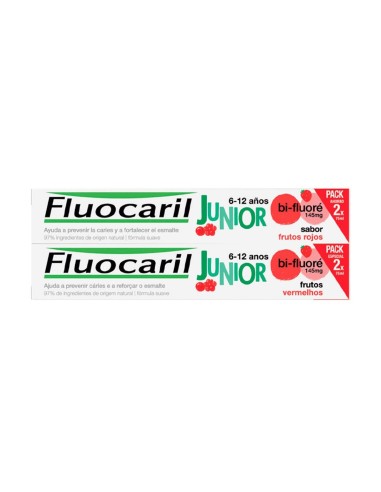 Fluocaril Junior Duo Toothpaste Red Fruits 6 -12 years 75ml