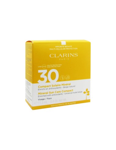 Clarins Compact Solaire Mineral SPF30 - Natural Beige 11,5ML
