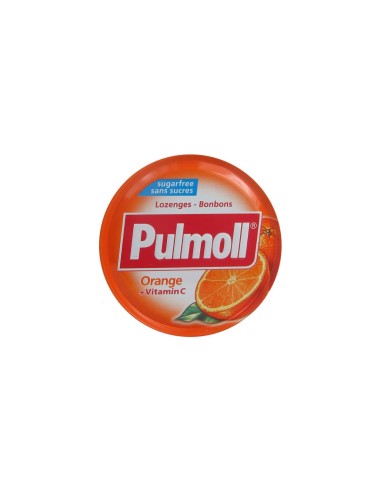 Pulmoll Orange with Vitamin C Sugar Free 45g