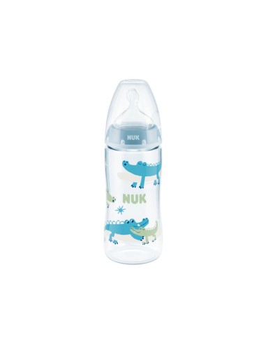 NUK First Choice Bottle Temperature Indicator Silicone 6-18M Flow Control 300ml