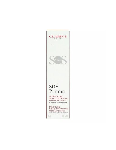 Clarins SOS Primer Pink Minimizes Signs of Fatigue 30ml