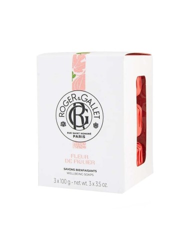 Roger Gallet Fleur of Figuier Scented Soap 3x100g