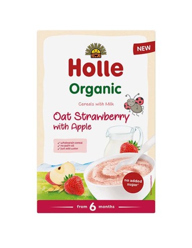 Holle Organic Oats Strawberry with Apple 250g