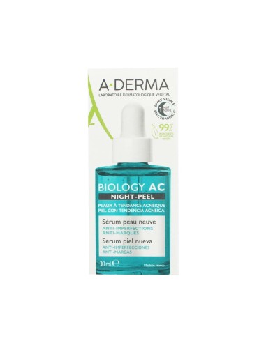 A-Derma Biology AC Night-Peel New Skin Serum 30ml
