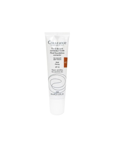 Avene Couvrance Fond De Teint Correcteur Fluide 4.0 Miel 30ml