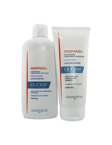 Ducray Anaphase Shampoo 400ml and Anaphase Shampoo 200ml