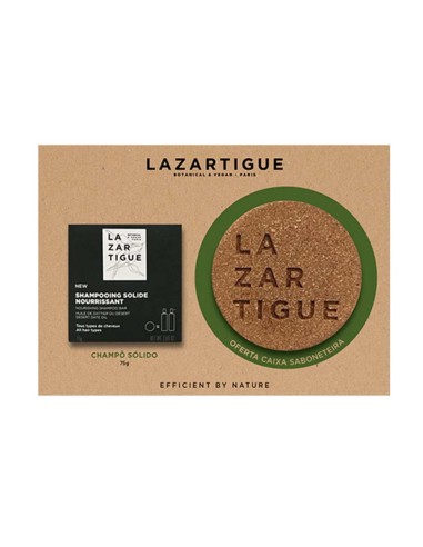 Lazartigue Solid Shampoo with Soap Box