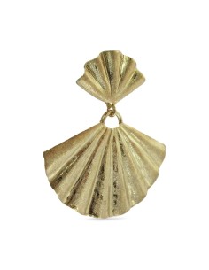 MRio Inca Earrings Silver Fan Large 2