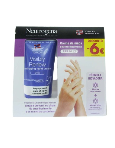 Neutrogena Duo Visibly Renew Hand Cream SPF20 75ml