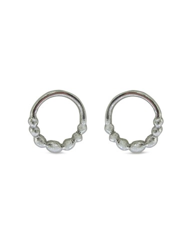 MRio Margot Silver Earrings Ring Spheres