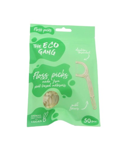 The Eco Gang Floss Picks Mint 50 Units