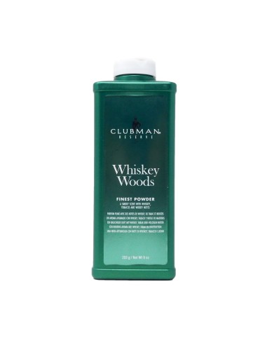 Clubman Pinaud Whiskey Woods Talcum Powder 255g